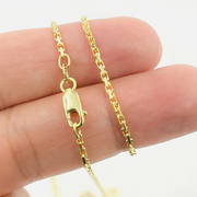 14K Solid Gold Box Chain.